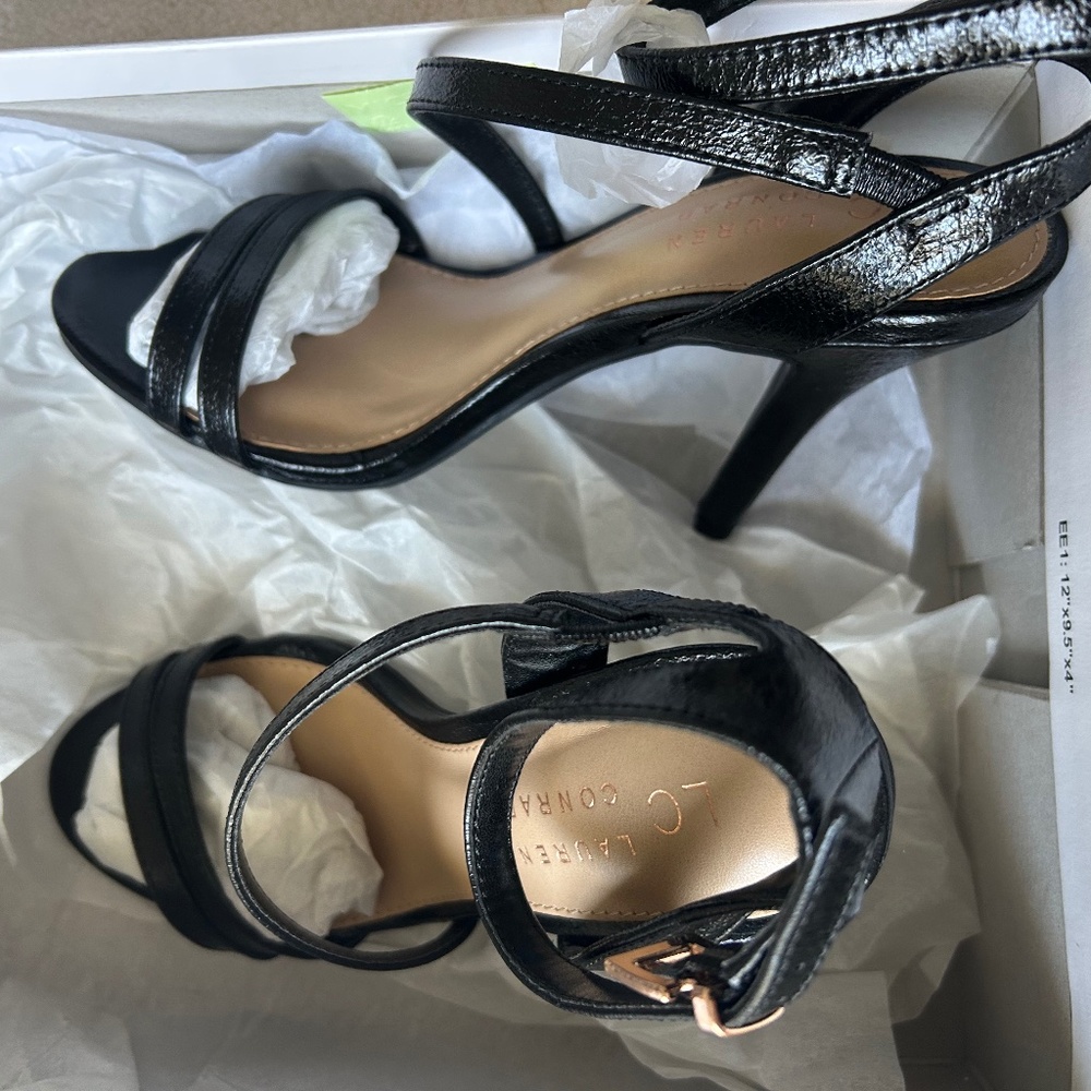 Black Strap High Heels Lauren Conrad Colada. Size 6.5